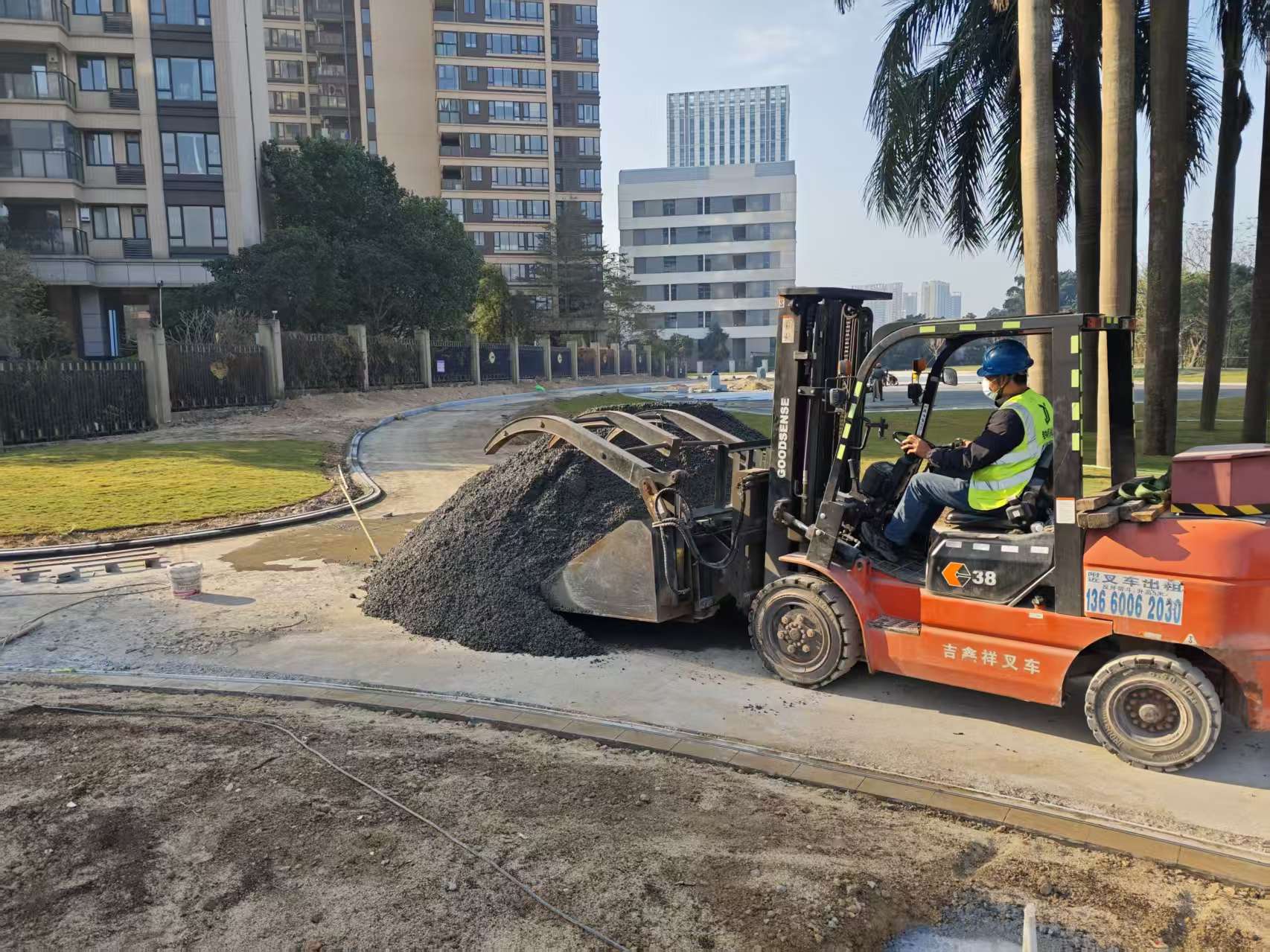 广州中信泰富广船项目施工现场